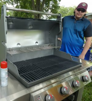 A new Weber Genesis 2, Four Burner Grill for Lions Cottage