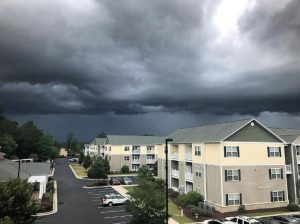 As some "unsettled weather" moves into the Cape Fear region this afternoon, the National Weather Service is predicting severe thunderstorms, with the potential for wind gusts up to 60 mph and even a risk for tornadoes. (Port City Daily photo/BEN SCHACHTMAN)