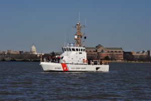 An 87-foot Coast Guard coastal patrol boat could be calling Wrightsville Beach home (Port City Daily photo/Photo by Petty Officer 3rd Class Matthew Masaschi USCG)