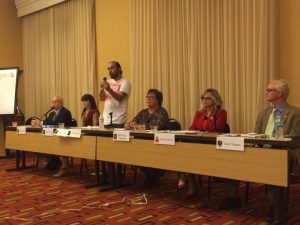 A candidate forum was held Tuesday evening for Carolina Beach Town Council and Mayoral candidates (Port City Daily photo/MICHAEL PRAATS)