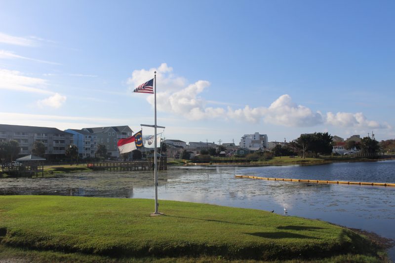 The dredging project in Carolina Beach was supposed to remove 83,000 cubic yards of material to allow for a greater storm water capacity (Port City Daily Photo/MICHAEL PRAATS)