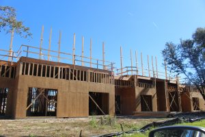 New construction in Leland is a common sight as the town continues to grow (Port City Daily photo/MICHAEL PRAATS)
