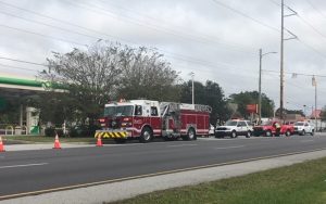 The 600 block of South College Road in Wilmington has been evacuated due to a gas leak. (Port City Daily photo / BENJAMIN SHACHTMAN)