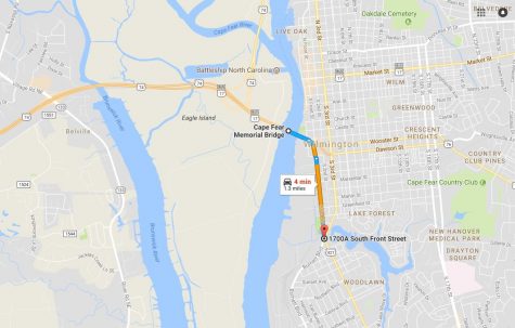 The NCDOT is planning the widening of U.S. 421 or South Front Street from two, to four lanes (Port City Daily photo/COURTESY GOOGLE)