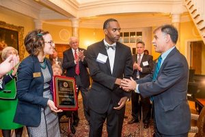 In 2016, UNCW awarded Travis Corpening its Young Alumnus of the Year Award (Port City Daily photo / COURTESY TRAVIS CORPENING)