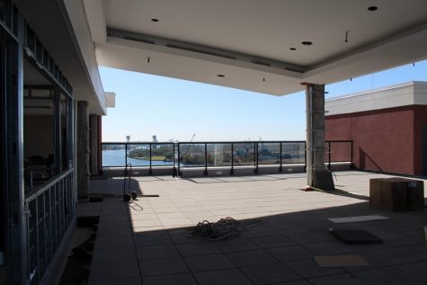 The future No. 9 space will feature wrap-around views of the Cape Fear, and 25 beers on tap. (Port City Daily photo / BENJAMIN SCHACHTMAN)