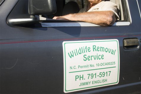 Jimmy English is the go-to man in North Carolina for alligator removal in residential areas. (Port City Daily photo / JOHANNA FEREBEE)
