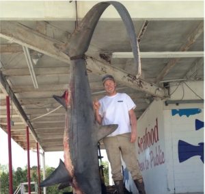 Jake Griffin of Griffin Fisheries opposes legislation which would prohibit the sale and trade of shark fins, which is currently legal in North Carolina. (Port City Daily photo / COURTESY OF JAKE GRIFFIN) 