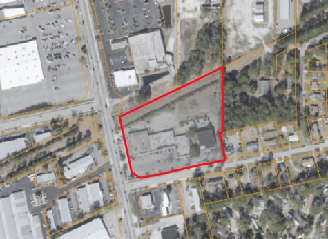 Land owned by Kerr Station Village LLC may be rezoned in December. (Port City Daily photo / COURTESY OF THE CITY OF WILMINGTON)