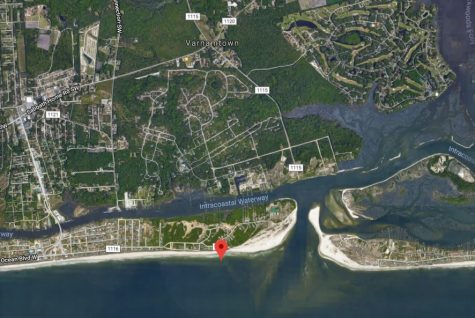 The Lockwoods Folly Inlet will be dredged in January by the USACE (Port City Daily photo/COURTESY GOOGLE)