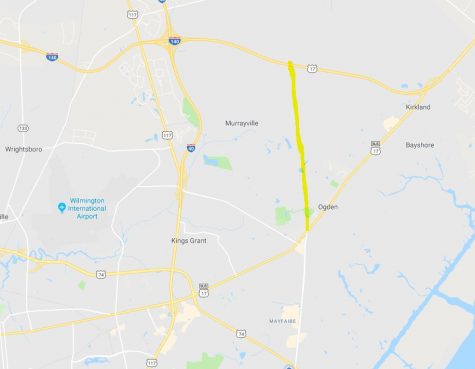 The $95 million project to extend Military Cutoff Road to U.S. 17 has been approved by NCDOT (Port City Daily photo/COURTESY GOOGLE)