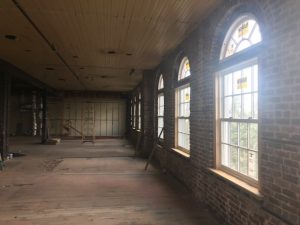 Renovations well underway at 9 South Front Street. (Port City Daily photo / BENJAMIN SCHACHTMAN)