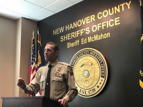 New Hanover County Sheriff Ed McMahon. (Port City Daily photo / BENJAMIN SCHACHTMAN)