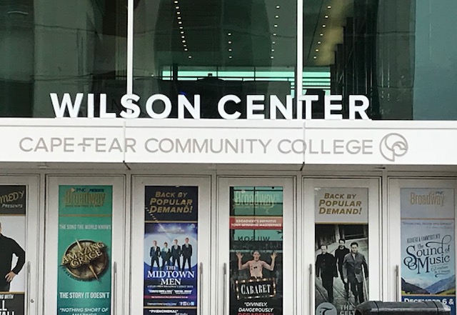 The Wilson Center at Cape Fear Community College. (Port City Daily photo / BENJAMIN SCHACHTMAN)