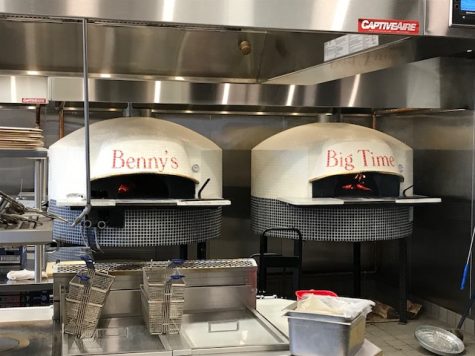 The twin pizza ovens at Benny's Big Time Pizzeria. (Port City Daily photo / BENJAMIN SCHACHTMAN)