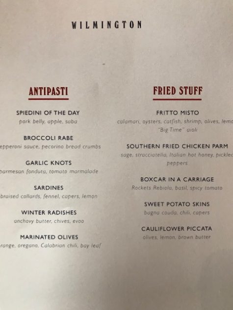 Antipasto? Check. Fried stuff? Yup. 