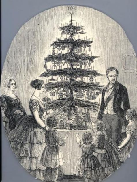 Queen Victoria and Prince Consort Albert, with children, during their 1854 Christmas. (Port City Daily photo / FILE)