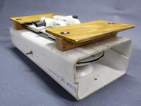 The Rocket Water Pump, a simple, lightweight, human-powered water pump made from recycled materials. (Port City Daily photo / COURTESY FULL BELLY PROJECT)