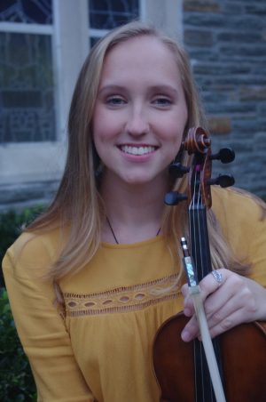 Camden Stohl, one of the winners of the Wilmington Symphony Annual Student Concerto Competition.