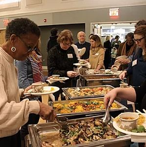 Guests of the conference can taste the fruit of the Food Council's labors (literally). This year's event features locally-sourced breakfast and lunch. (Port City Daily photo | CAPE FEAR FOOD COUNCIL)