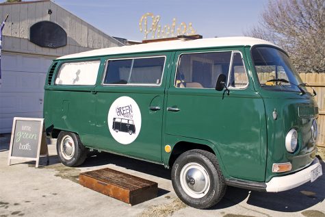 The Little Green Booth is Wilmington's first photo bus that has made several appearances at weddings, local breweries and events in the Cape Fear region. (Port City Daily photo /JOHANNA FEREBEE)