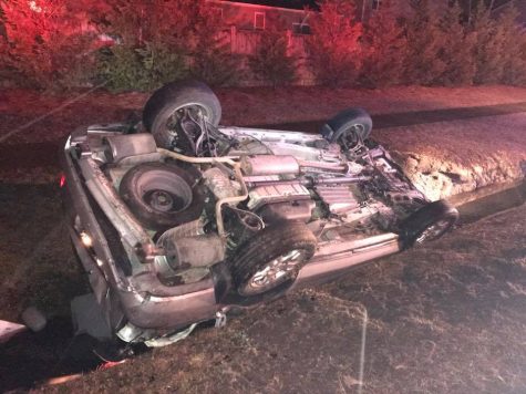2006 Acura MDX after the hit-and-run on Thursday, Jan. 18. (Port City Daily photo/Courtesy Broden Askew)