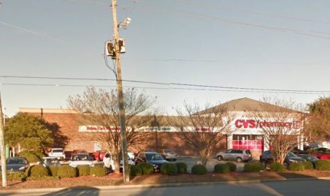 The CVS store on Gordon Road and Market Street was the target of an armed robbery by three men on February 7. (Port City Daily photo | FILE)