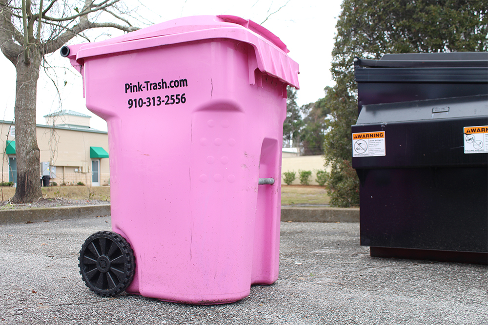 China's "National Sword" policy will soon hit local businesses; Sonoco Recycling has announced a price structure increase that waste management providers like Pink Trash will soon bear. (Port City Daily photo /JOHANNA FEREBEE)