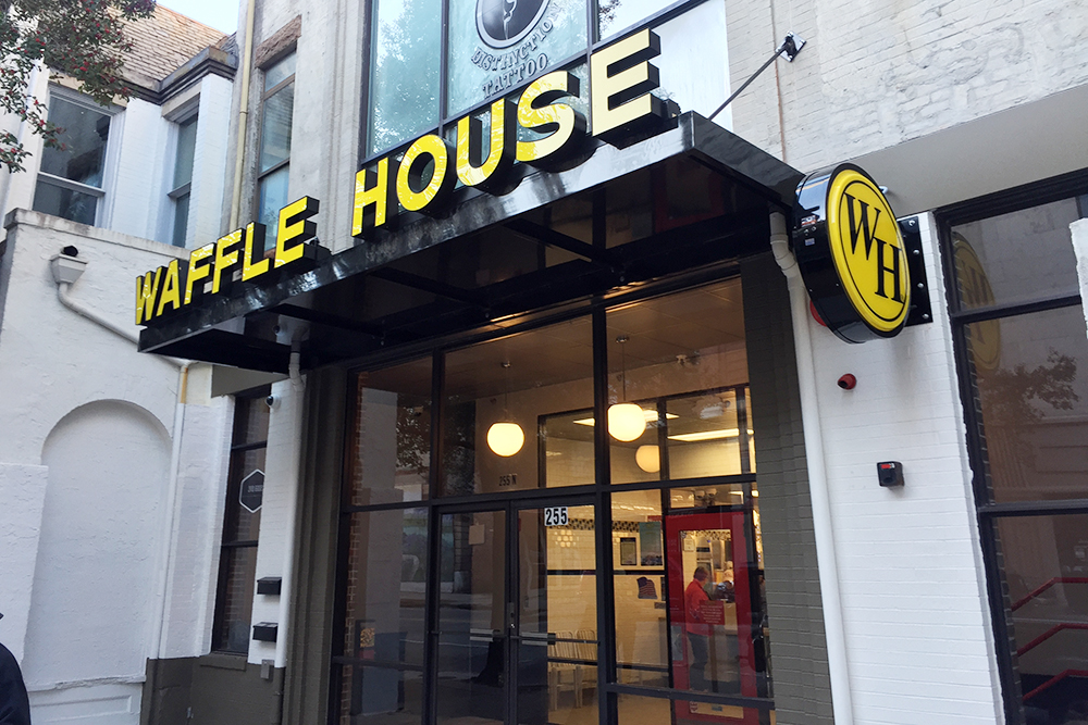 The wait is finally over; Waffle House opened its doors this morning in downtown Wilmington. (Port City Daily /CONTRIBUTED PHOTO)