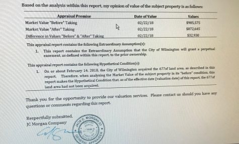 The city's appraiser valued the land taken by the February 6 resolution at about $32,000. Developers did not agree. (Port City Daily photo | COURTESY CITY OF WILMINGTON)