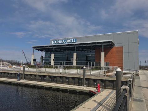 Formerly BlackFinn Ameripub, the Marina Grill is now open to the public. (Port City Daily photo | BENJAMIN SCHACHTMAN)