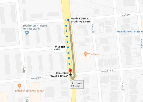 Wilmington Police are asking drivers to avoid downed power lines on South 3rd Street. (Port City Daily photo | COURTESY GOOGLE)