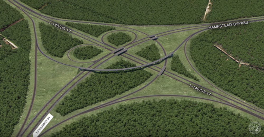 The NCDOT has selected Stantec to engineer the Hampstead Bypass from I-140 to U.S. 17 (Port City Daily photo/COURTESY STANTEC)