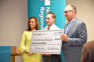 The Willie Stargell Foundation presented a $50,000 grant to the New Hanover Regional Medical Center Foundation. (Port City Daily/Courtesy NHRMC)