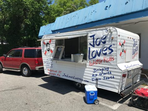 Joe Loves Lobster Rolls is hitting the streets around the Wilmington area; owner Tony Herndon plans a brick and mortar restaurant in the fall. (Port City Daily photo | Benjamin Schachtman)