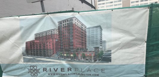 The City of Wilmington is a partner in the private-public River Place project; recent changes to the eminent domain deals required to take over private land have resulted in at least three lawsuits. (Port City Daily photo | Benjamin Schachtman)