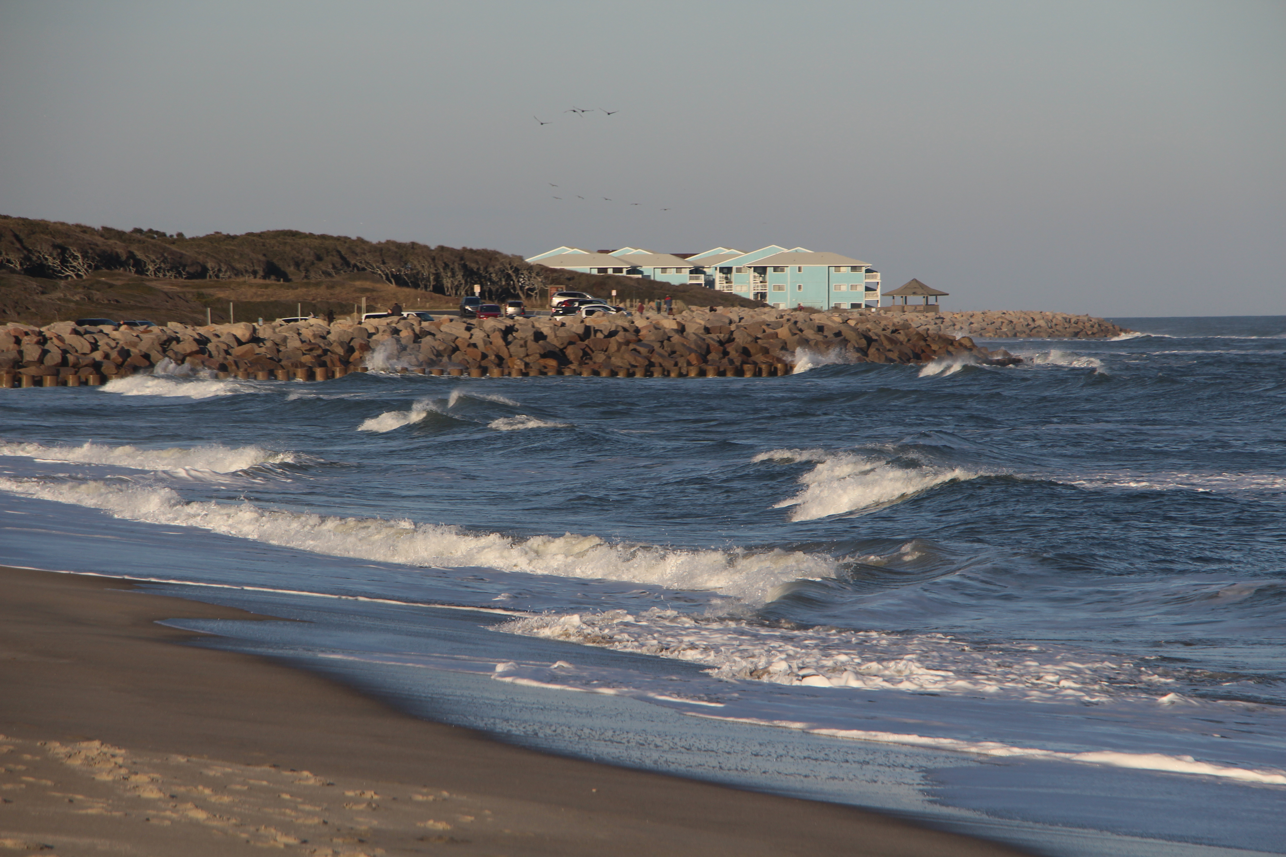 At Fort Fisher, alcohol is prohibited since it is considered a state recreation area (Port City Daily photo/ Michael Kane)