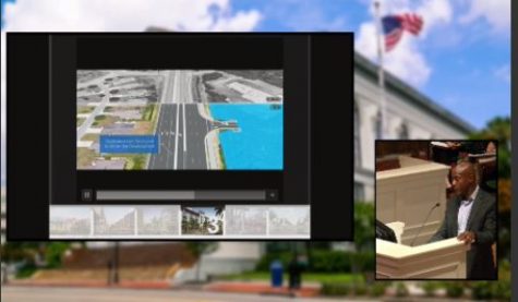 Traffic Engineer Michael Davenport argued that service would be better on Military Cutoff Road after the road improvements proposed by The Carroll Companies for The Avenue. (Port City Daily photo | Courtesy City of Wilmington)