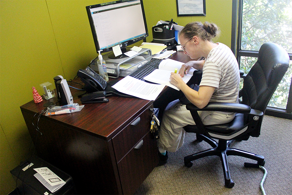 Stevie Toole, disAbility Resource Center's youth transition coordinator (Port City Daily photo/Johanna Ferebee)