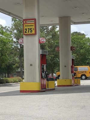 Gas prices on Monday hovered around $2.75 in Wilmington (Port City Daily photo/Michael Praats)