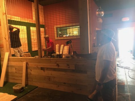 Chief "Axe-pert" Nick Williams takes aim. (Port City Daily photo | Benjamin Schachtman)