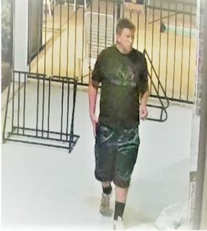 Leland police have not identified the male suspect pictured in the May 20 arson (Port City Daily/Courtesy Town of Leland)