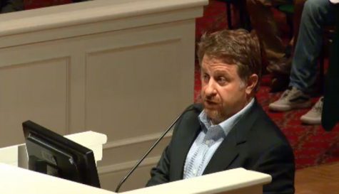 Short-term rental owner David Billitto addressed city council last week. Billitto addressed potential conflicts of interest. (Port City Daily photo | Courtesy City of Wilmington)
