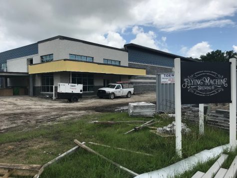 With over 16,000 square feet of two-story space, Flying Machine Brewing Company means business -- with plans for every square foot of space. (Port City Daily photo | Benjamin Schachtman)