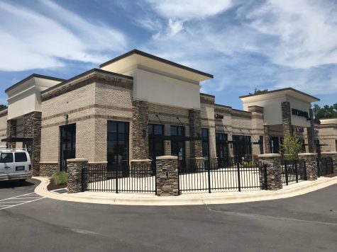 Located off New Centre Drive near the Target shopping center, Skytown Beer Company plans to open in early July. (Port City Daily photo | Benjamin Schachtman)