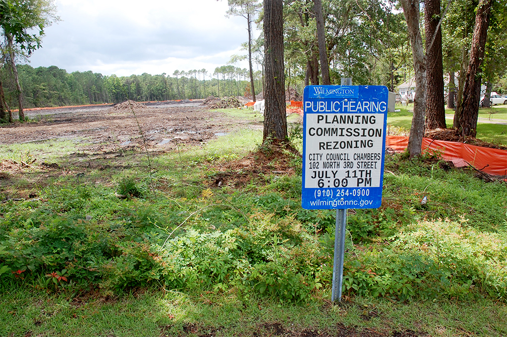 6561 Greenville Loop Road is back up to be rezoned after previously being rezoned by Wilmington's City Council last year. (Port City Daily photo/Johanna Ferebee)