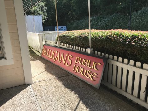 Halligan's Public House closed its Lumina Station location's doors this week. (Port City Daily photo | Benjamin SchachtHalligan's Public House closed its Lumina Station location's doors this week. (Port City Daily photo | Benjamin Schachtman)man)