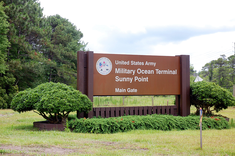 MOTSU invited a fumigation company into its facility in December in order to clear the base of a stockpile of containers that had been set aside for quarantine due to their country of origin. (Port City Daily photo/Johanna F. Still)