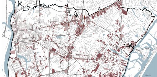 Land the city identified as potential areas for redevelopment in Create Wilmington Comprehensive Plan in 2016. (Port City Daily graphic/Courtesy City of Wilmington)