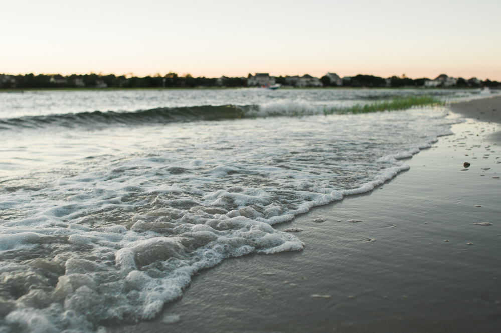 A small spoil island at Greenville Sound north of Masonboro Island, 7:36 p.m., August 28, 2018. (Port City Daily photo | Mark Darrough)